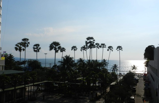 Apartment bedroom + living room. in Muang Pattaya