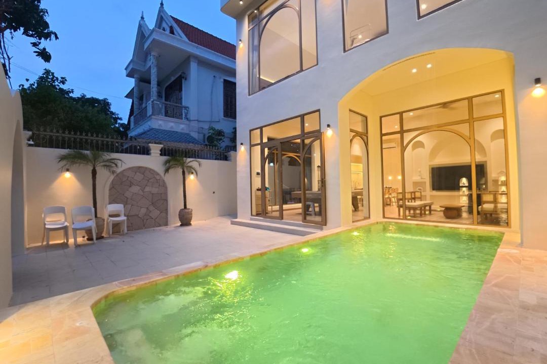 Vung Tau Villa | Casa Blanca - Villa Hồ Bơi Vũng Tàu Gần Cột Cờ Bãi Sau - 5 Phòng Ngủ