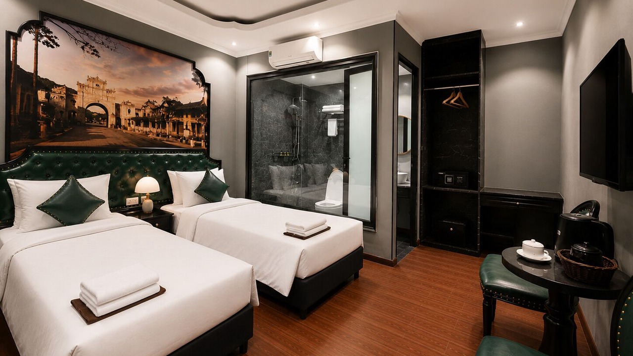 Photo of Bedroom in Hanoi Backpacker Quarter