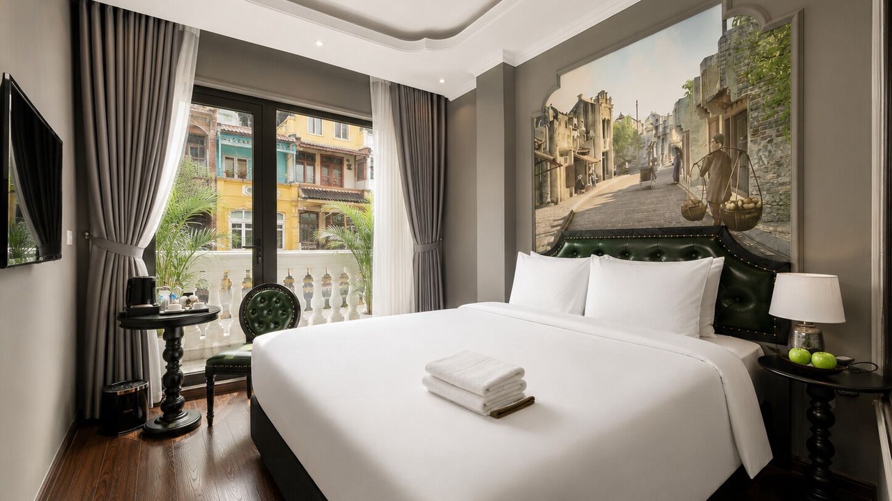 Photo of Bedroom in Hanoi Backpacker Quarter