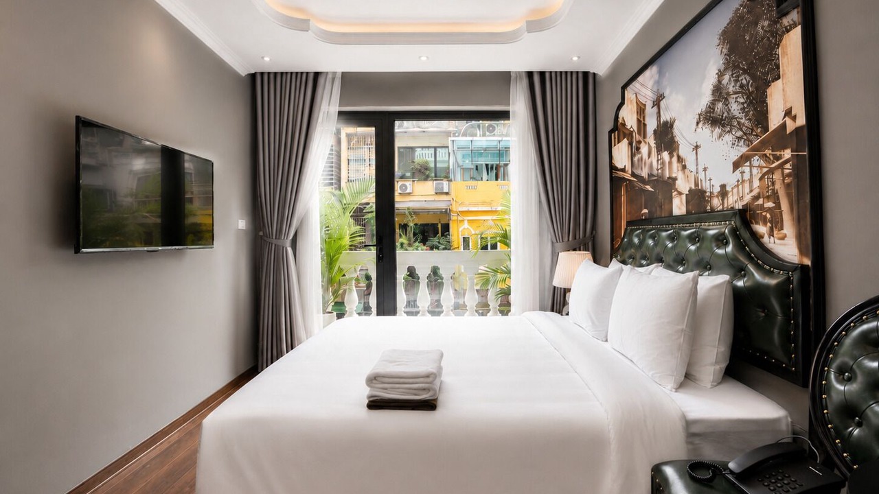 Photo of Bedroom in Hanoi Backpacker Quarter