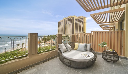 Standard Room, 2 Twin Beds, Smoking, Ocean View (Cabana)