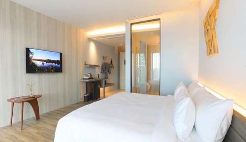 Junior Double Room, 1 King Bed, Non Smoking, Pool View