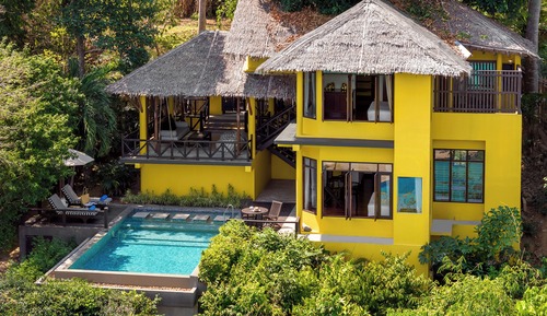 Villa, 2 Bedrooms, Ocean View (Hillside,Pool)