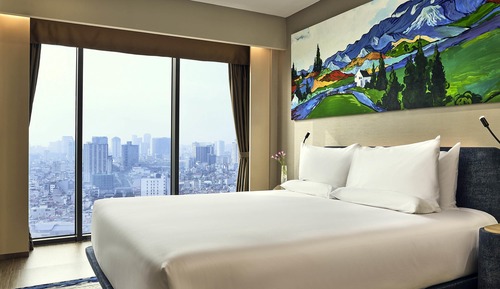 Executive Apartment, 1 King Bed, City View