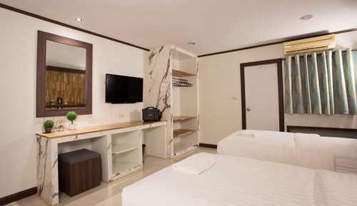 Double or Twin Room, 2 Twin Beds, Non Smoking, Refrigerator