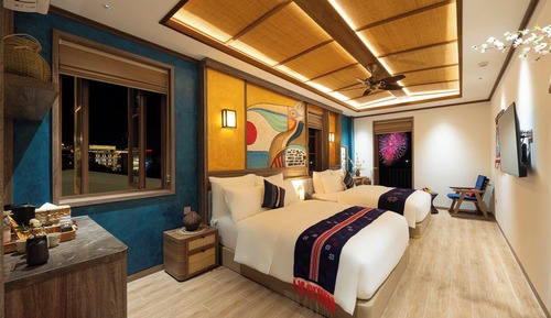 Premium Quadruple Room, Balcony, Beach View