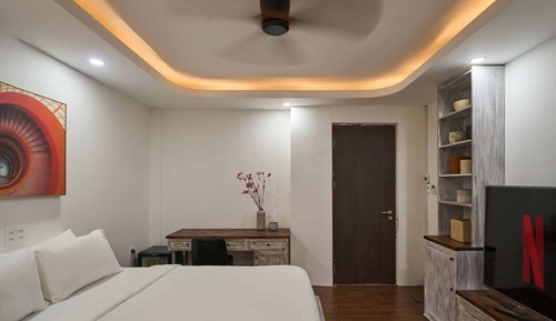 Romantic Double Room, 1 Queen Bed, Patio, Courtyard View