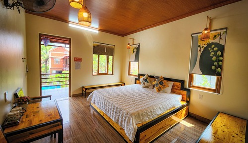 Double Room, Balcony, Pool View