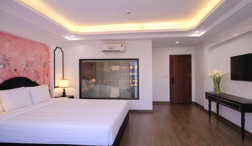Deluxe Double Room, Balcony, City View