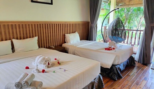 Standard Villa, 1 King Bed, Terrace, Pool View