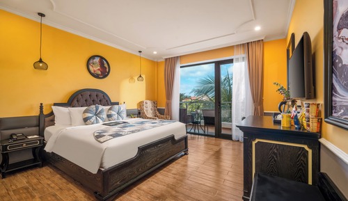 Deluxe Double Room, Balcony, Beachfront