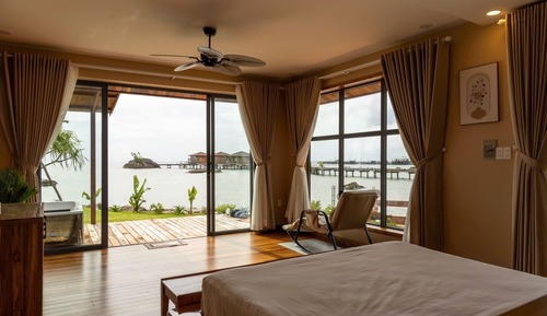 Panoramic Double Room, 1 King Bed, Beach View