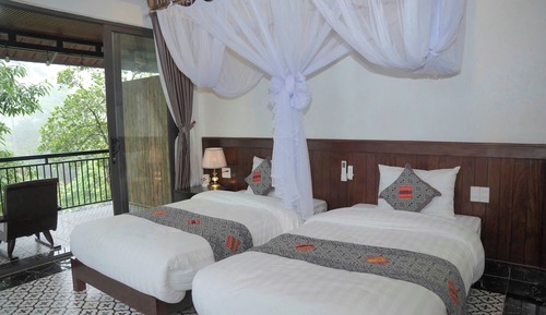 Deluxe Twin Room, Balcony, Garden View