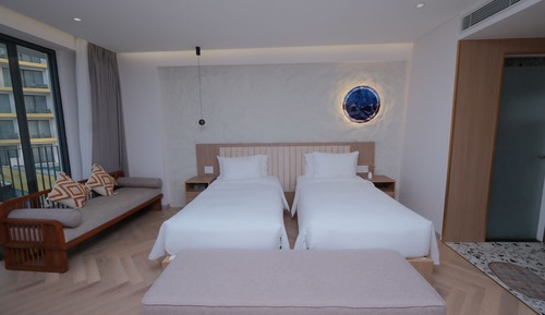 Deluxe Twin Room, Beach View