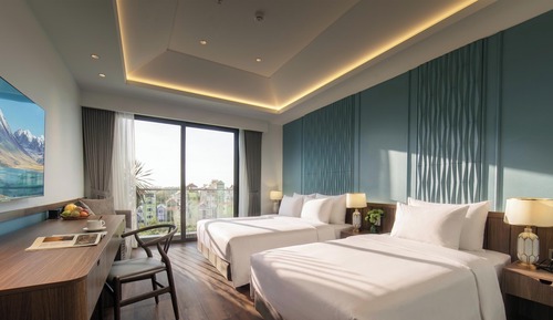 Family Suite with Balcony and City View