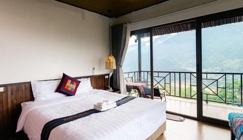 Double Room, Balcony, Mountain View