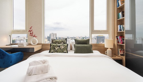 Premium Apartment, 2 Bedrooms, Kitchen, City View