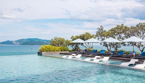 Deluxe Twin, Guest room, 2 Double, Ocean view, Balcony