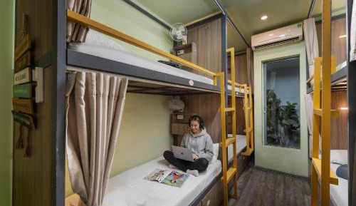 Single Bed in Female Dormitory Room