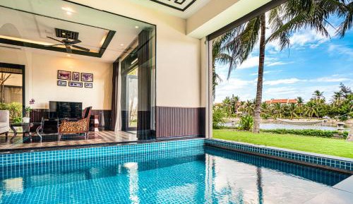 Three-Bedroom Villa with Private Pool and River View