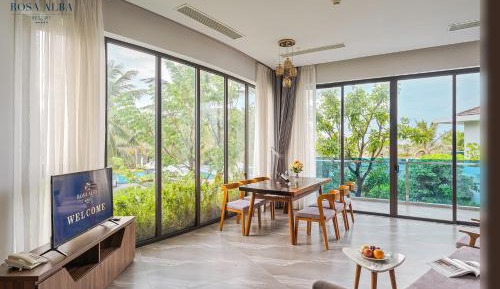 Two-Bedroom Villa with Garden View